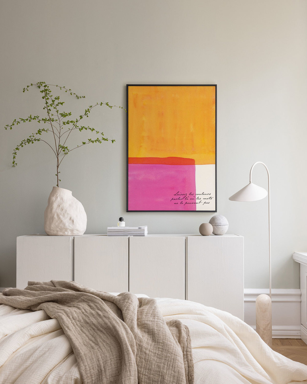 Let Colours Speak Canvas print