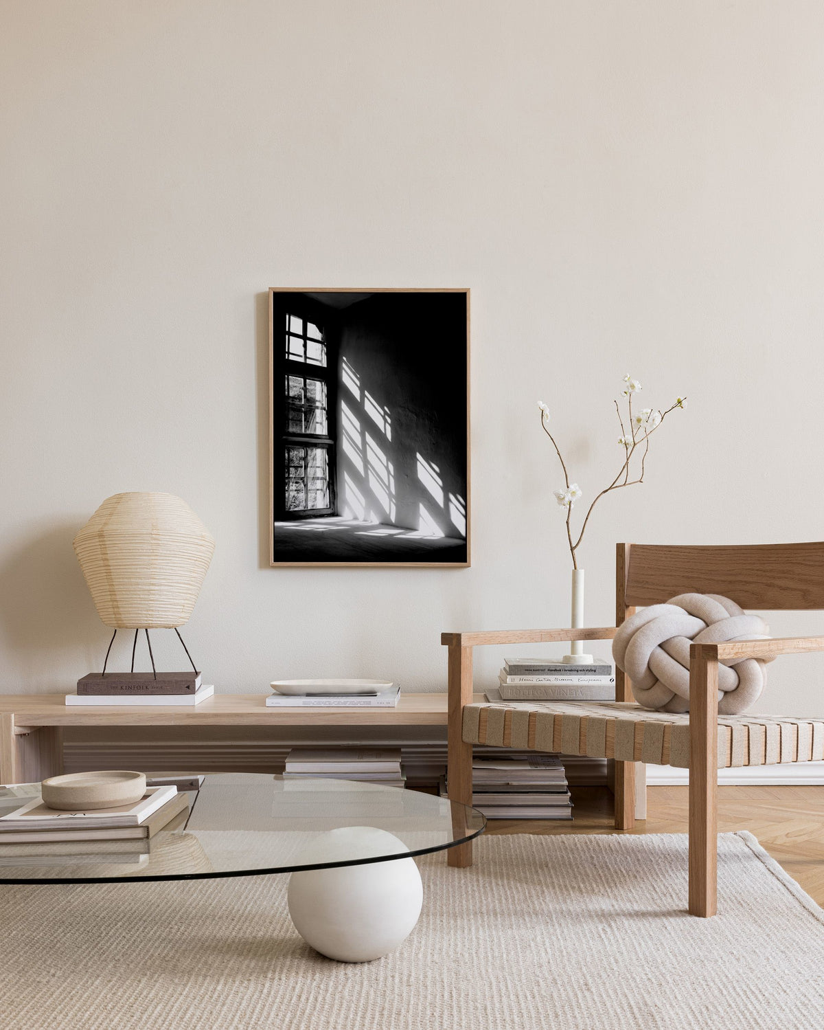 Let The Light In Canvas print