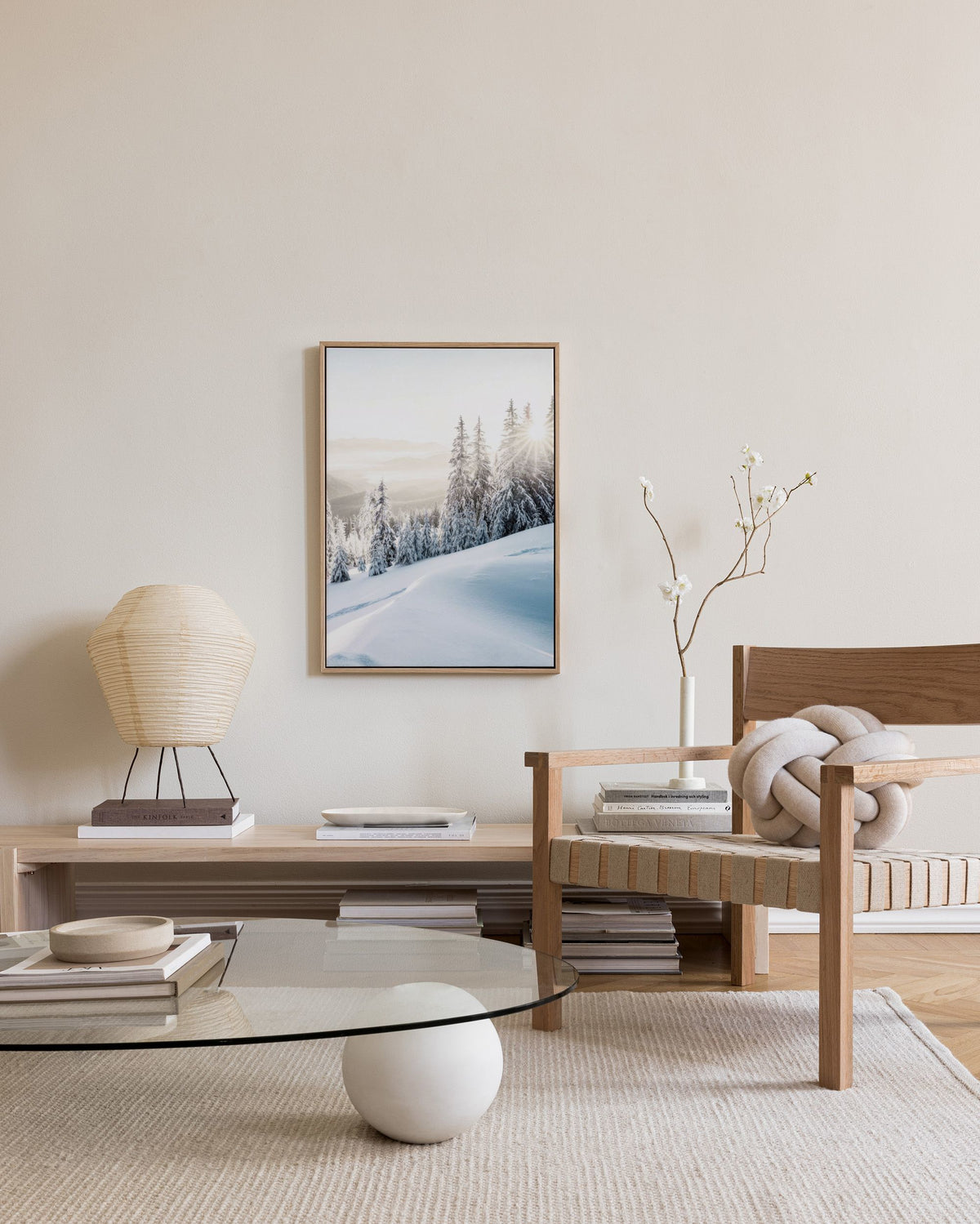 Winter Sunrise Canvas print