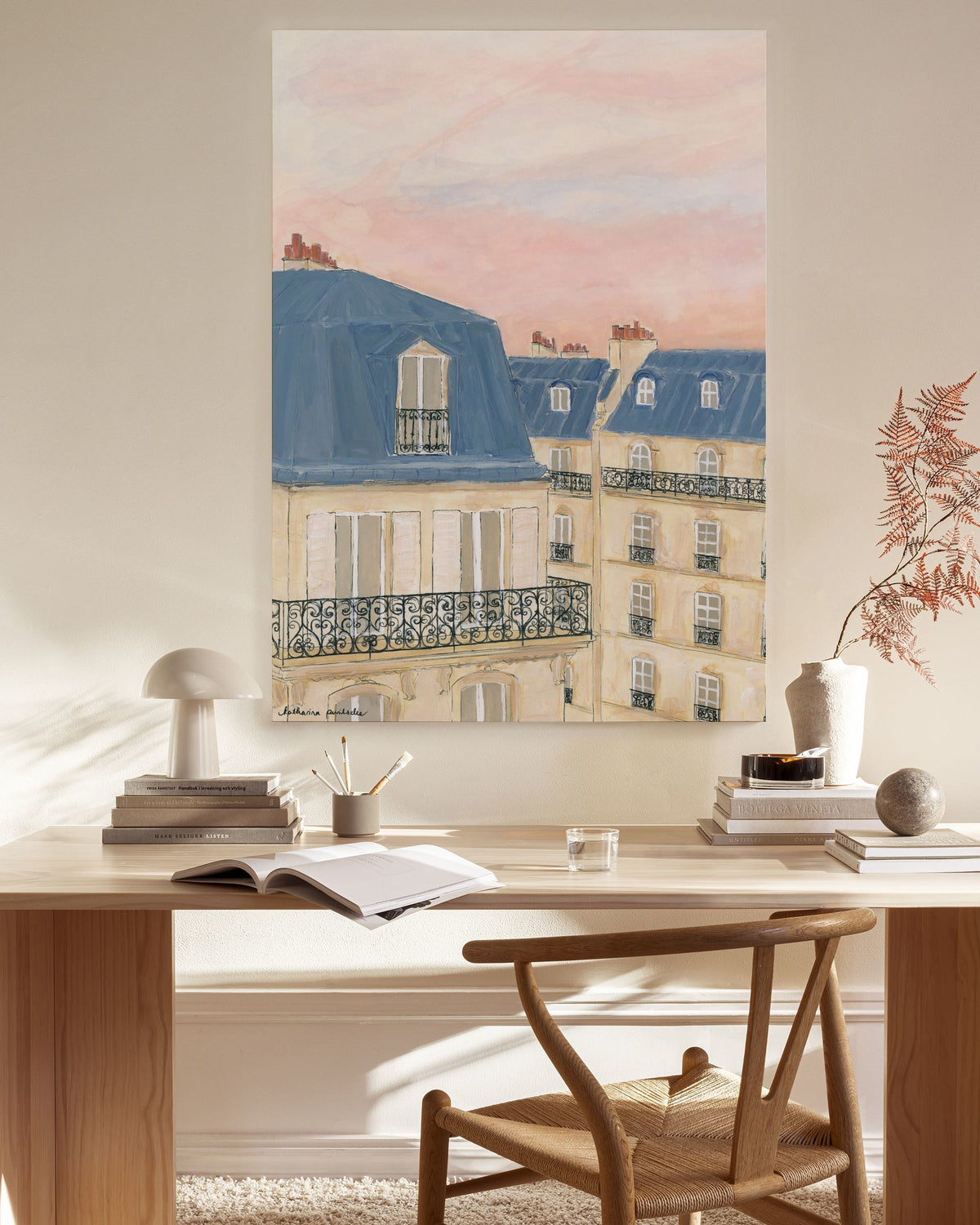 Katharina Puritscher - Parisian Sky Canvas print