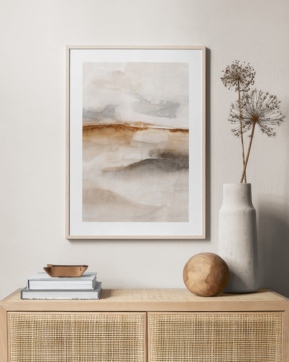 Neutral Watercolor No2 Print