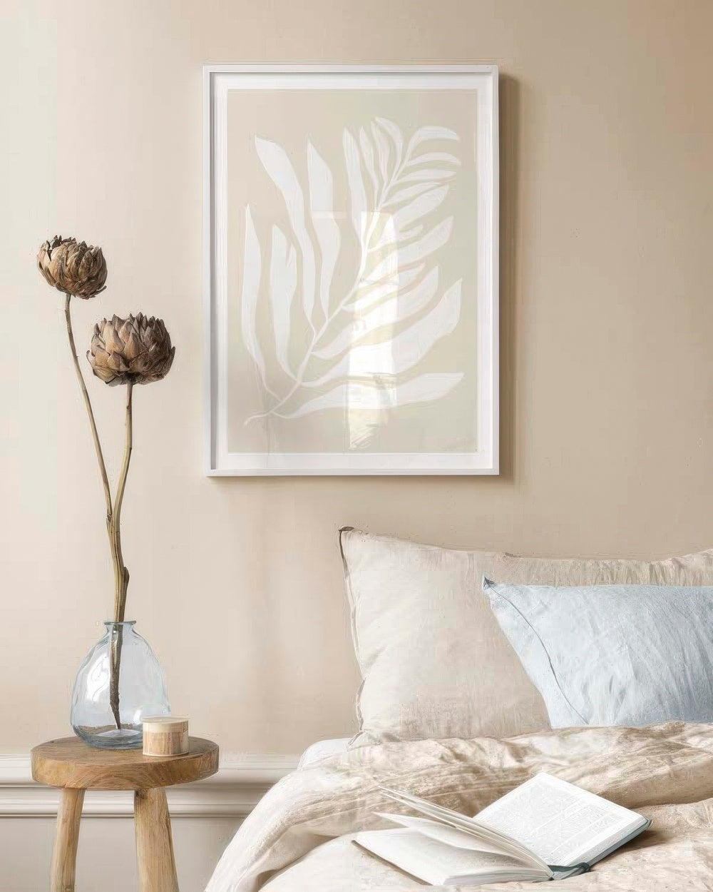 White Botanical No2 Print