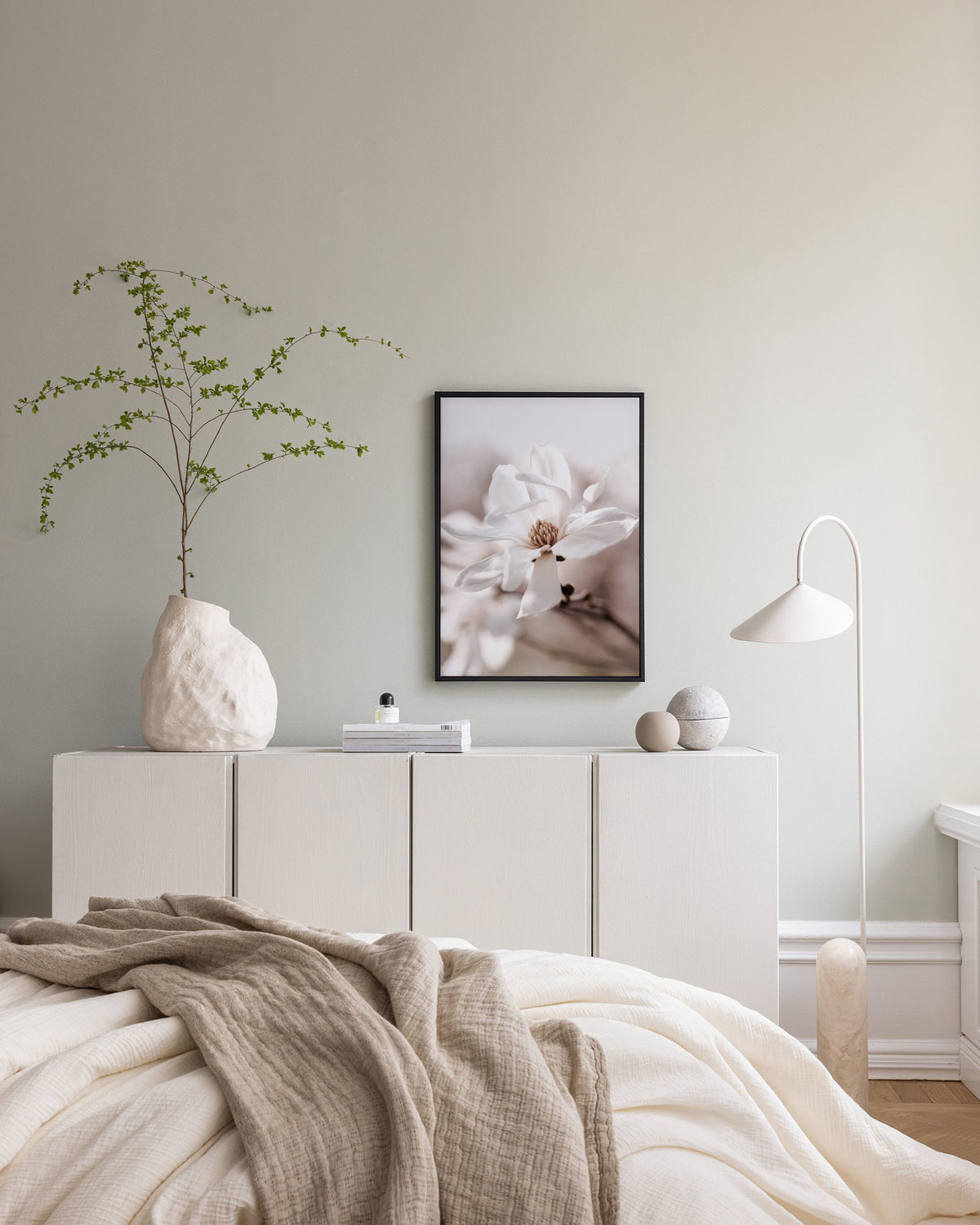 Star Magnolia Blossom Canvas print