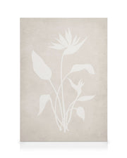 Beige Silhouette No1 Canvas print