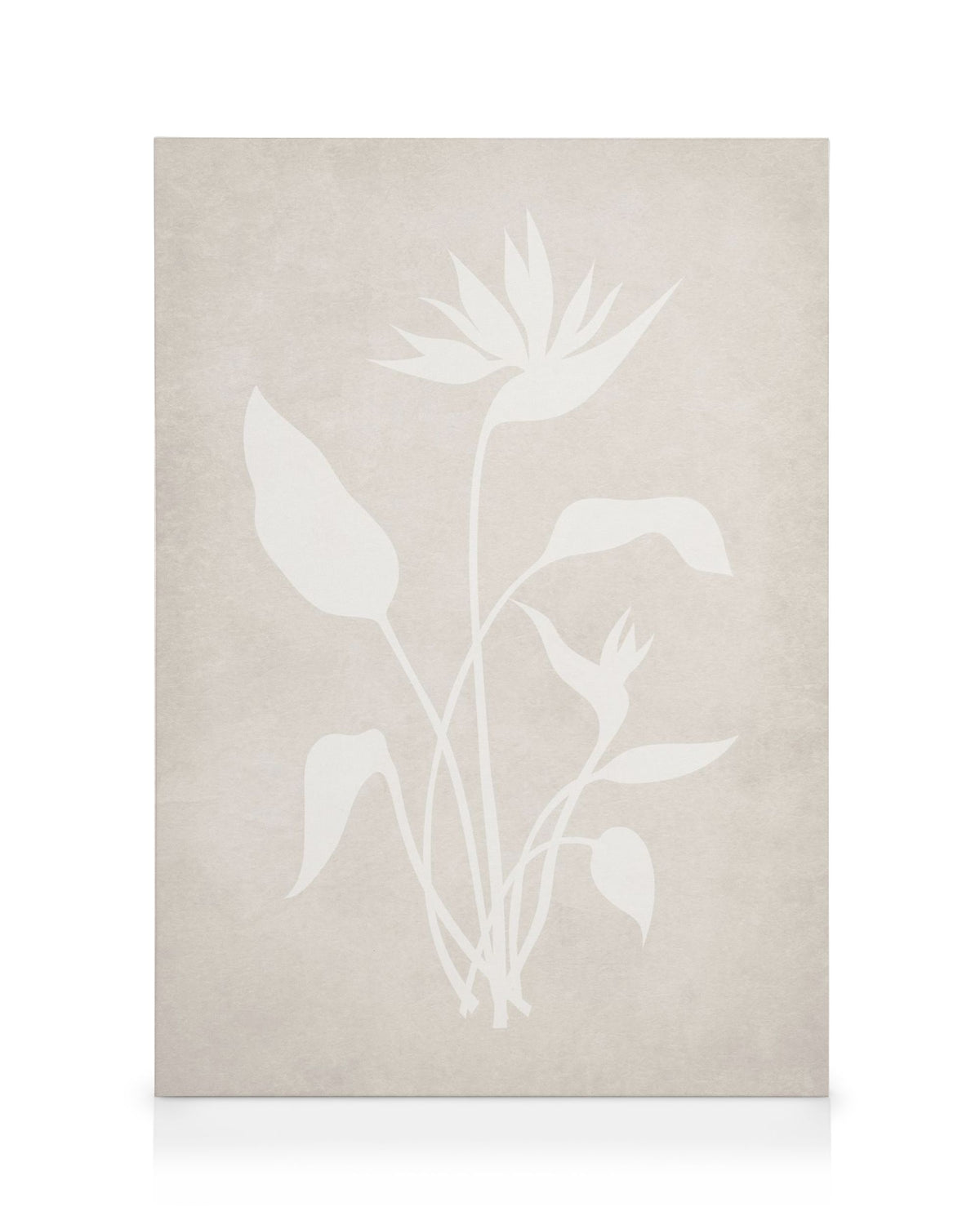 Beige Silhouette No1 Canvas print