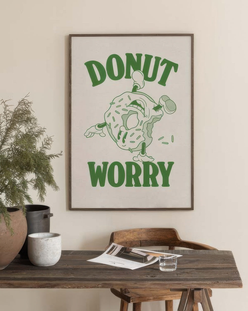 Donut Worry Print