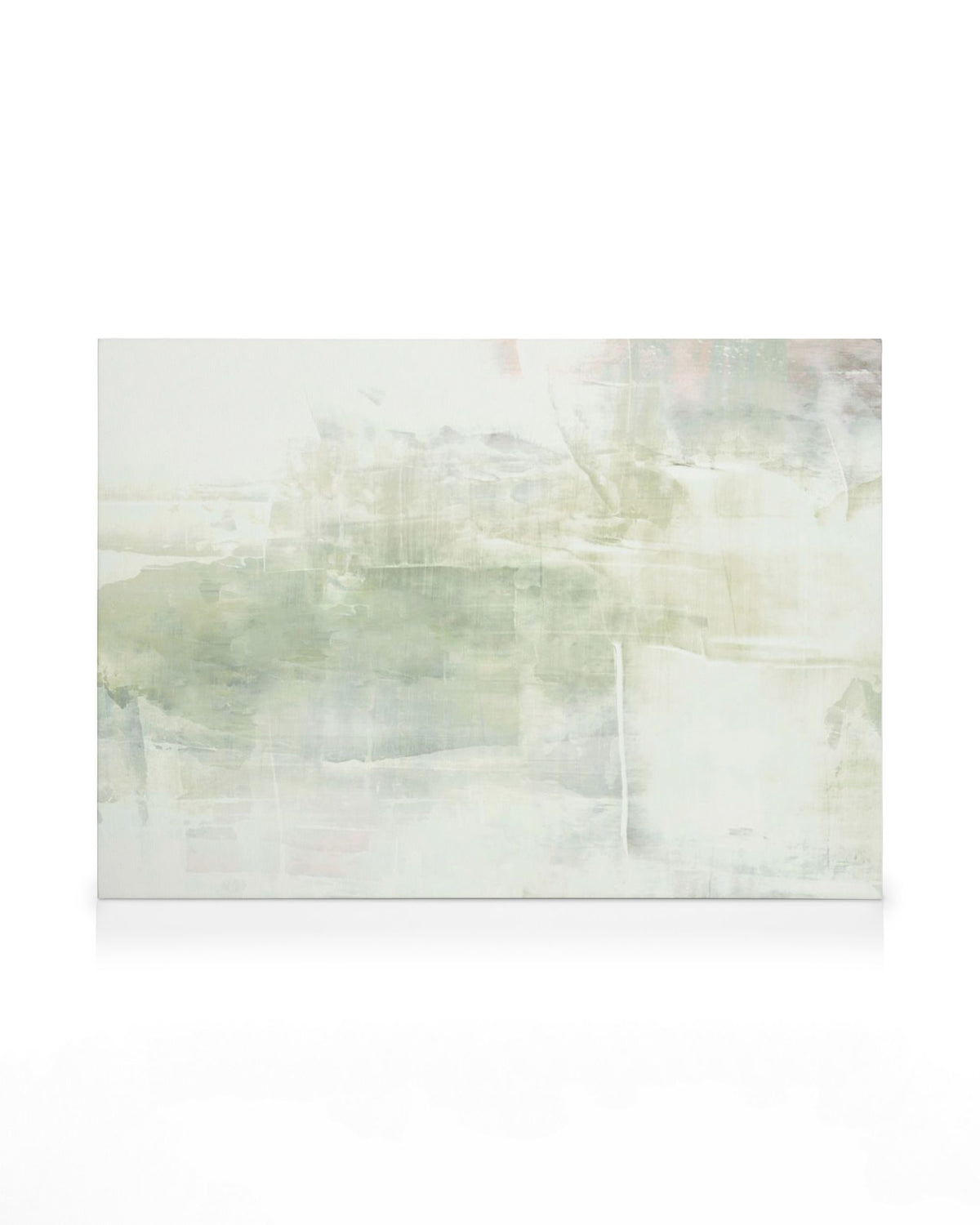 Green Abstract Painting Canvas print