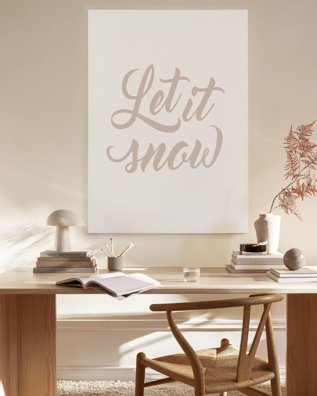 Let it Snow Canvas print