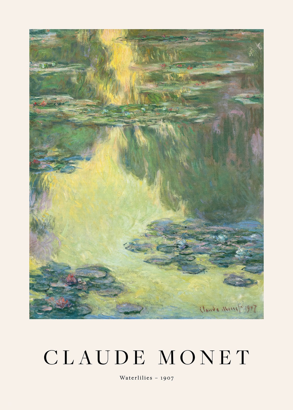 Monet - Waterlilies Print