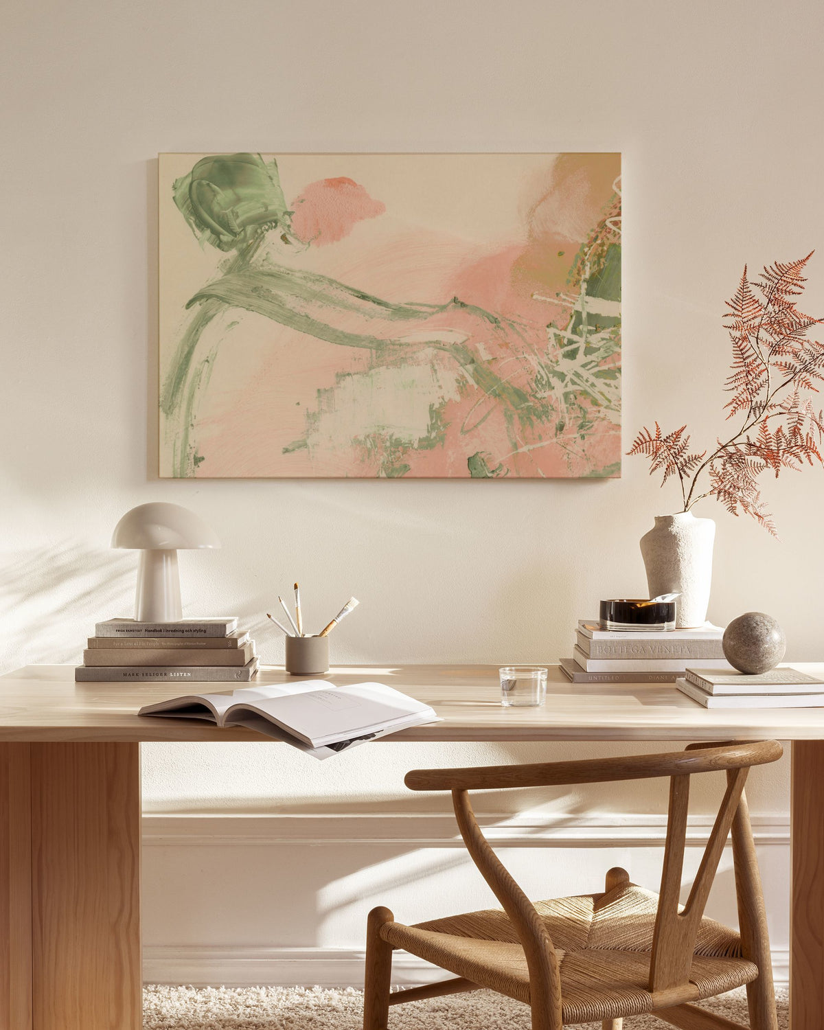 Blush Expression No1 Canvas print