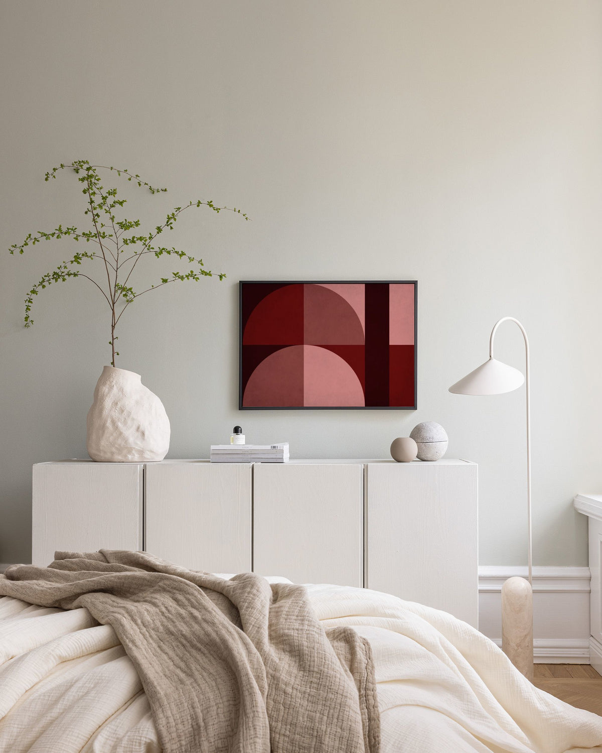 Shapes of Red Canvas