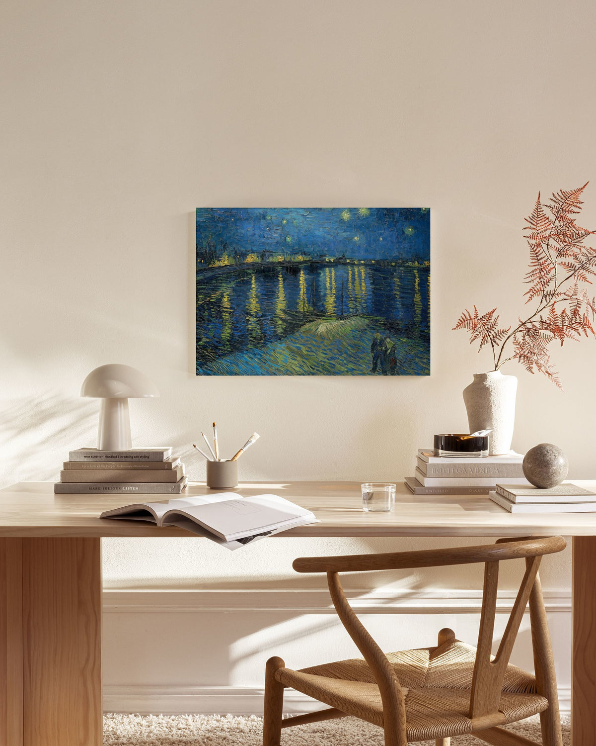 Van Gogh - Starry Night Over the Rhône Canvas print