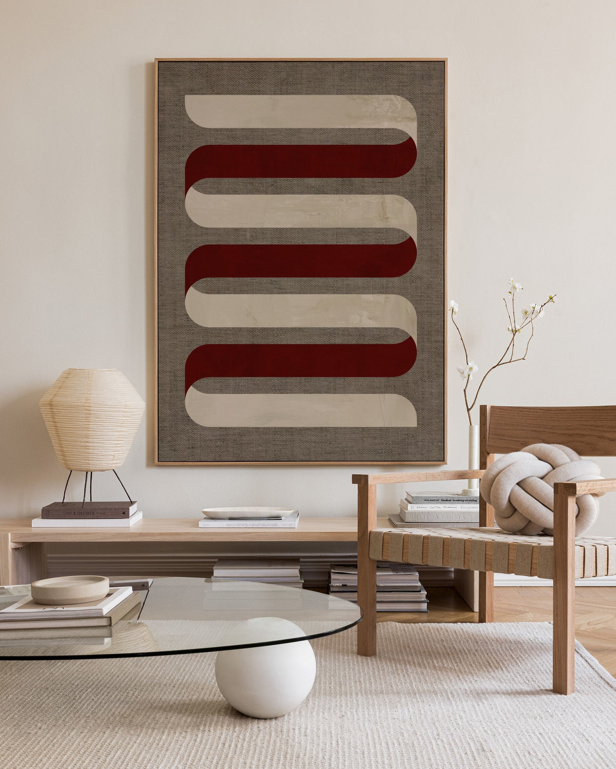 Graphic Swirl Canvas print