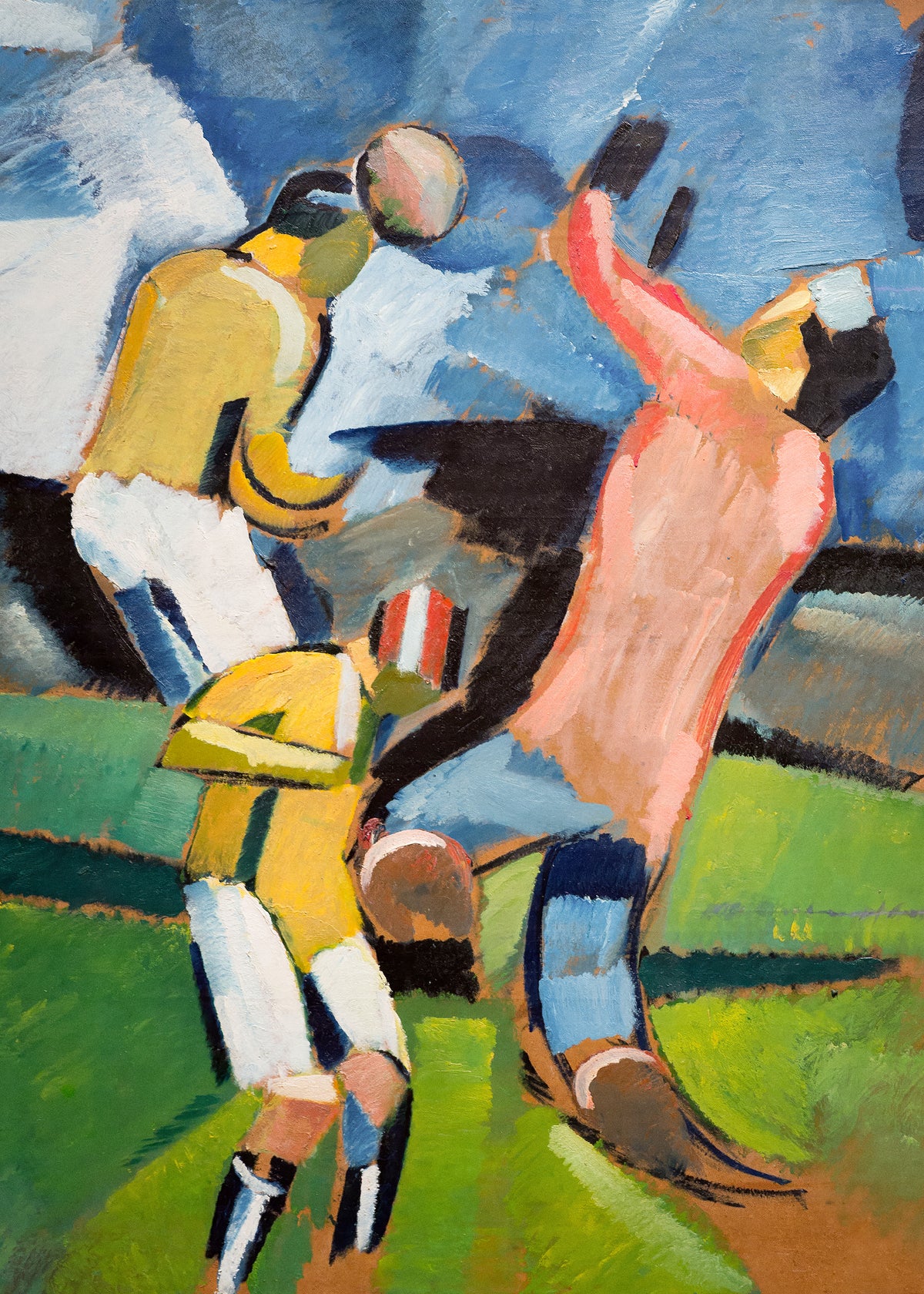 Harald Giersing - Football Players Print