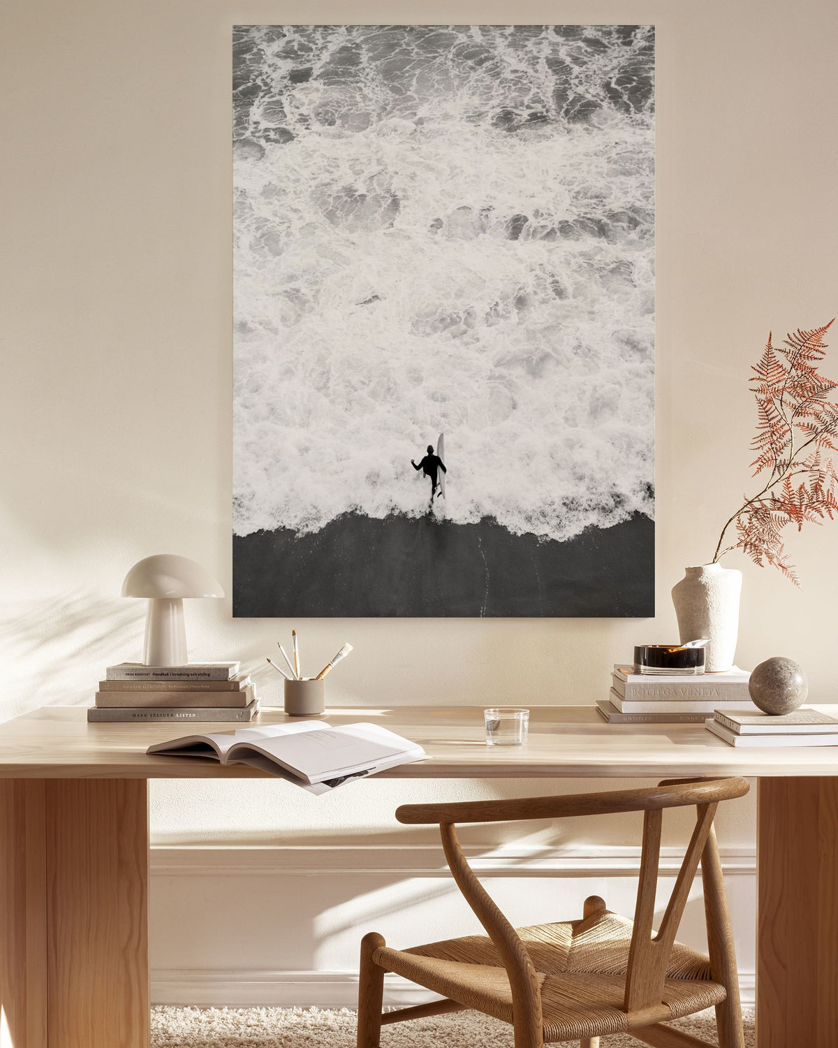 Running Into Ocean  Ocean Adventure Canvas print