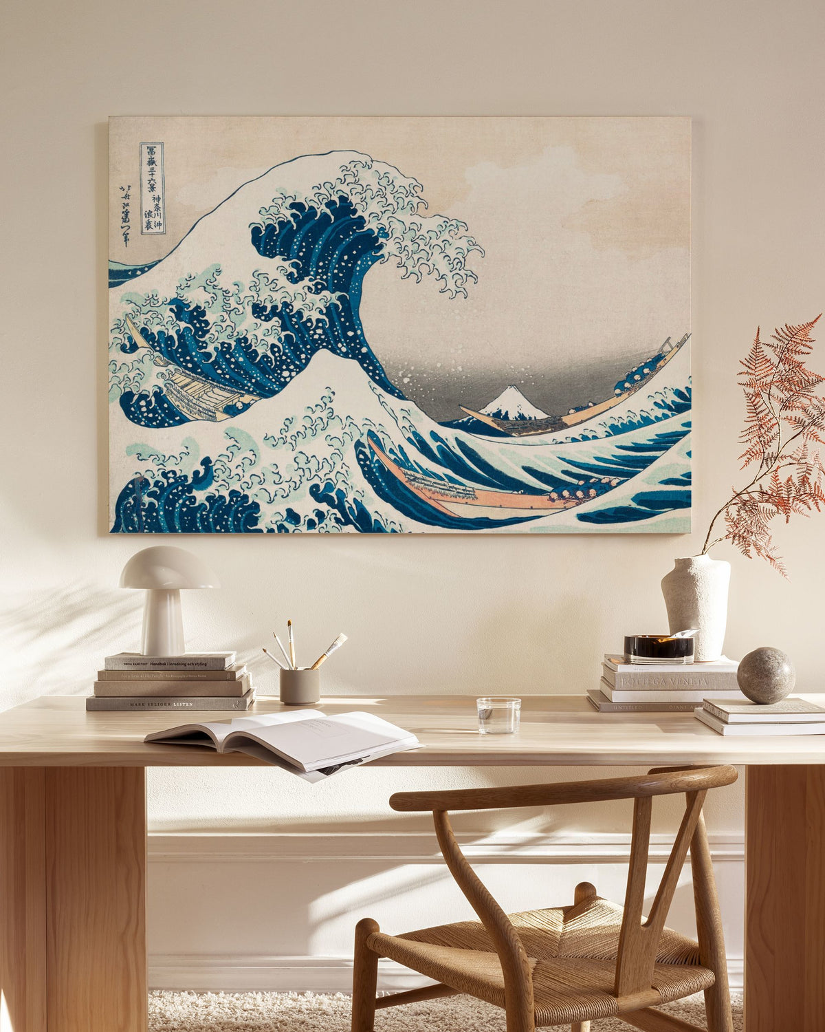 Hokusai - The Great Wave Landscape Canvas print