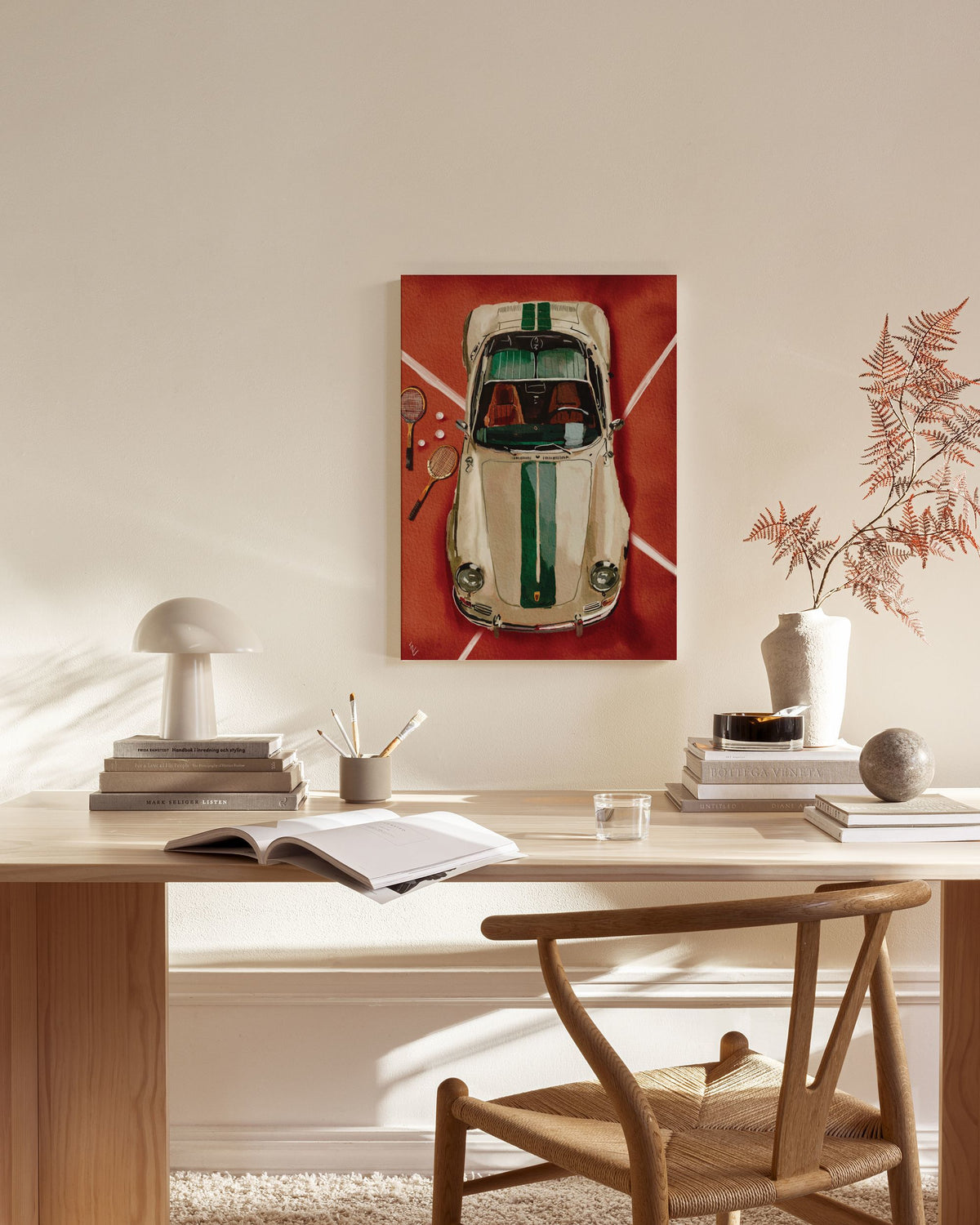 Ekaterina Zagorska - Tennis Club Canvas print