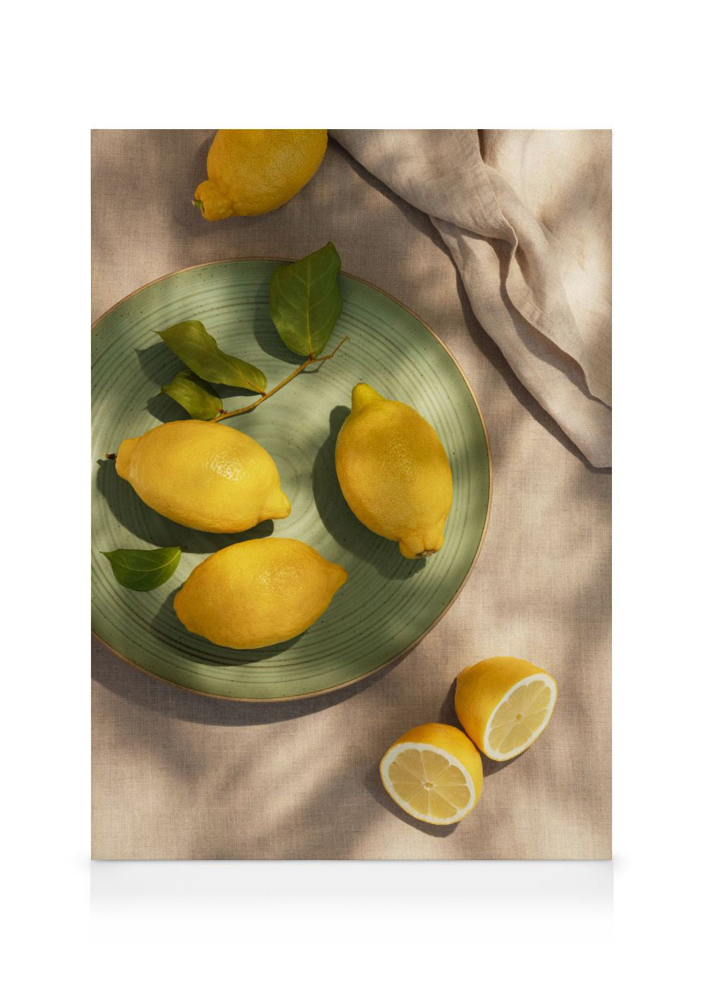 Sun-Ripened Lemons Canvas print