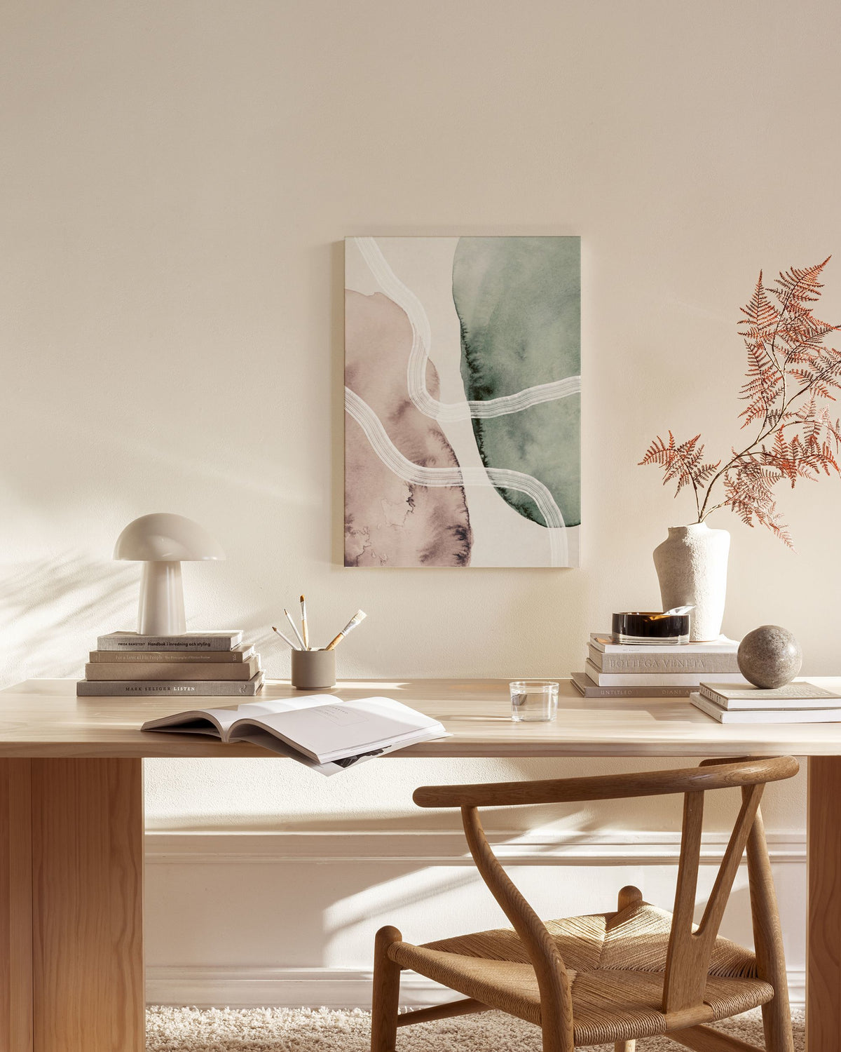 Soft Watercolor No2 Canvas print