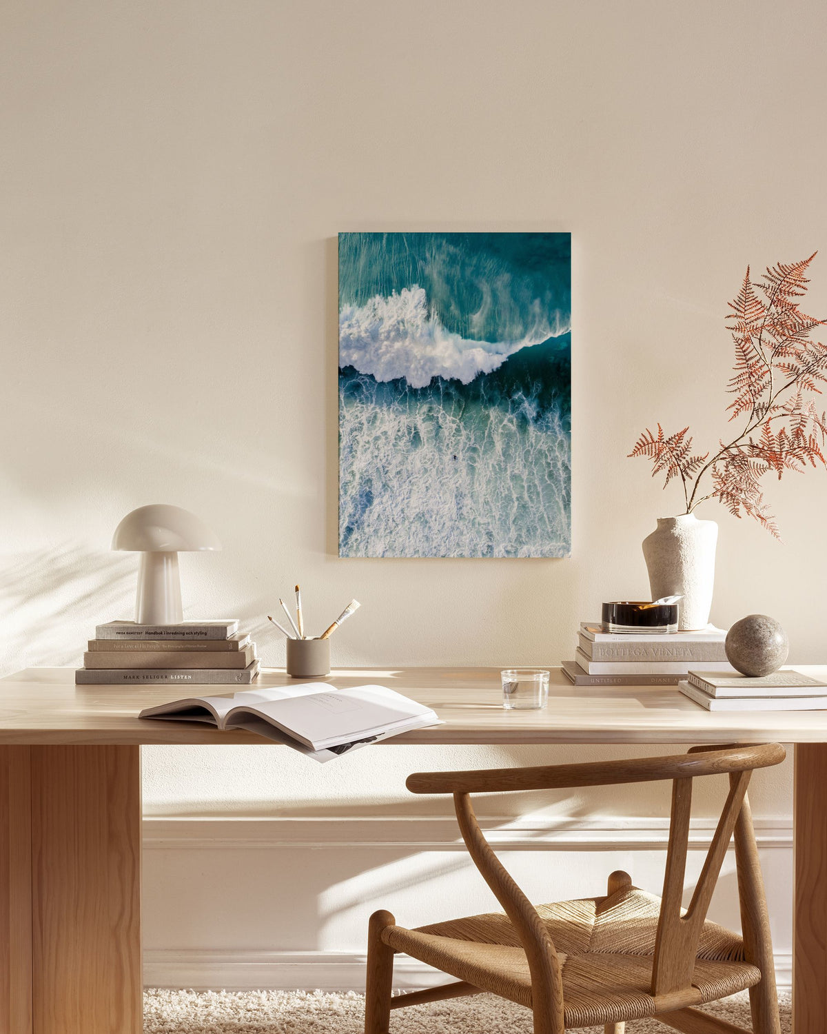 Surfers Wave Canvas print