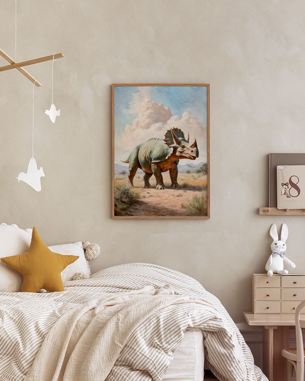 Dinosaur Portrait Print