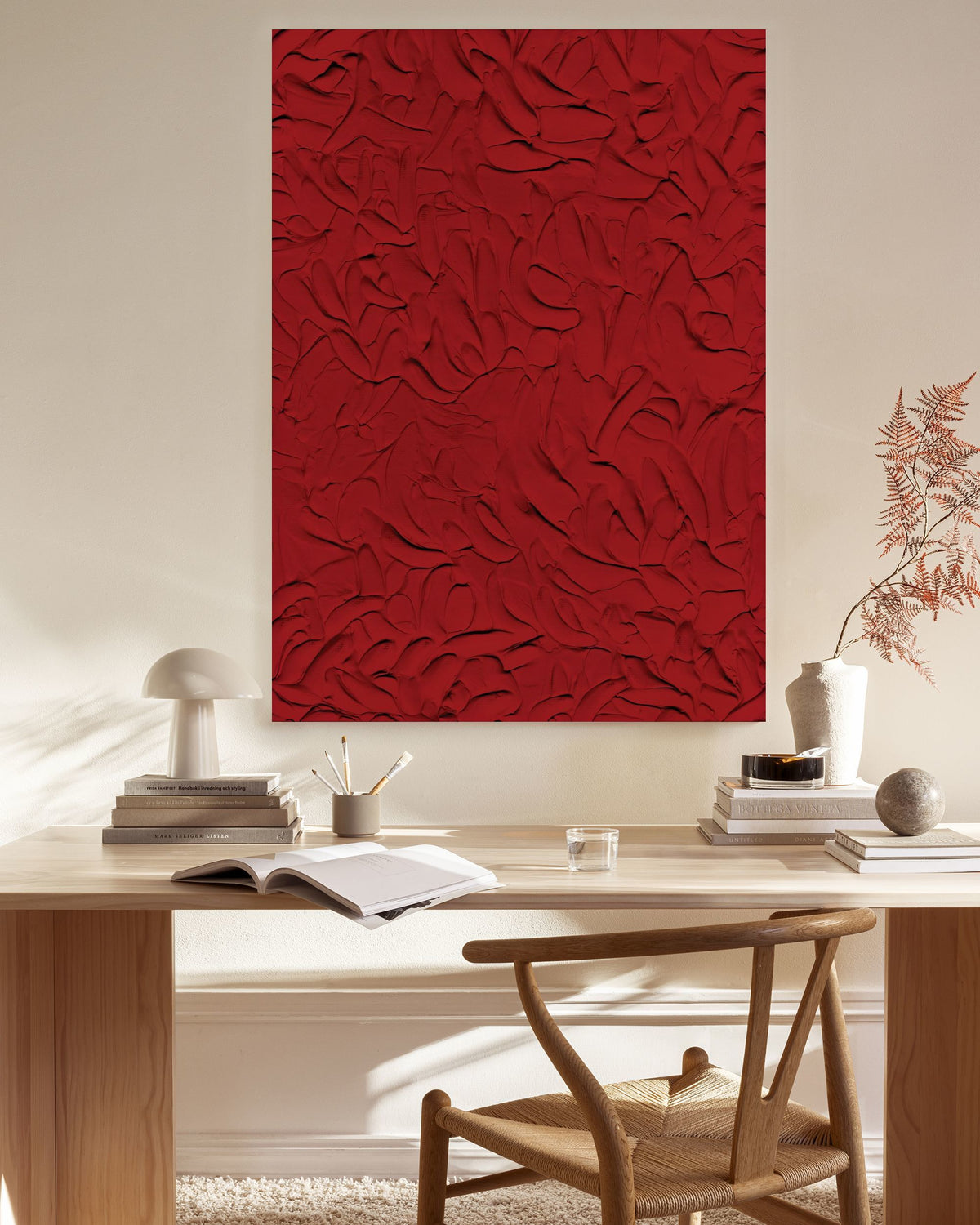 Manifeste Rouge Canvas print