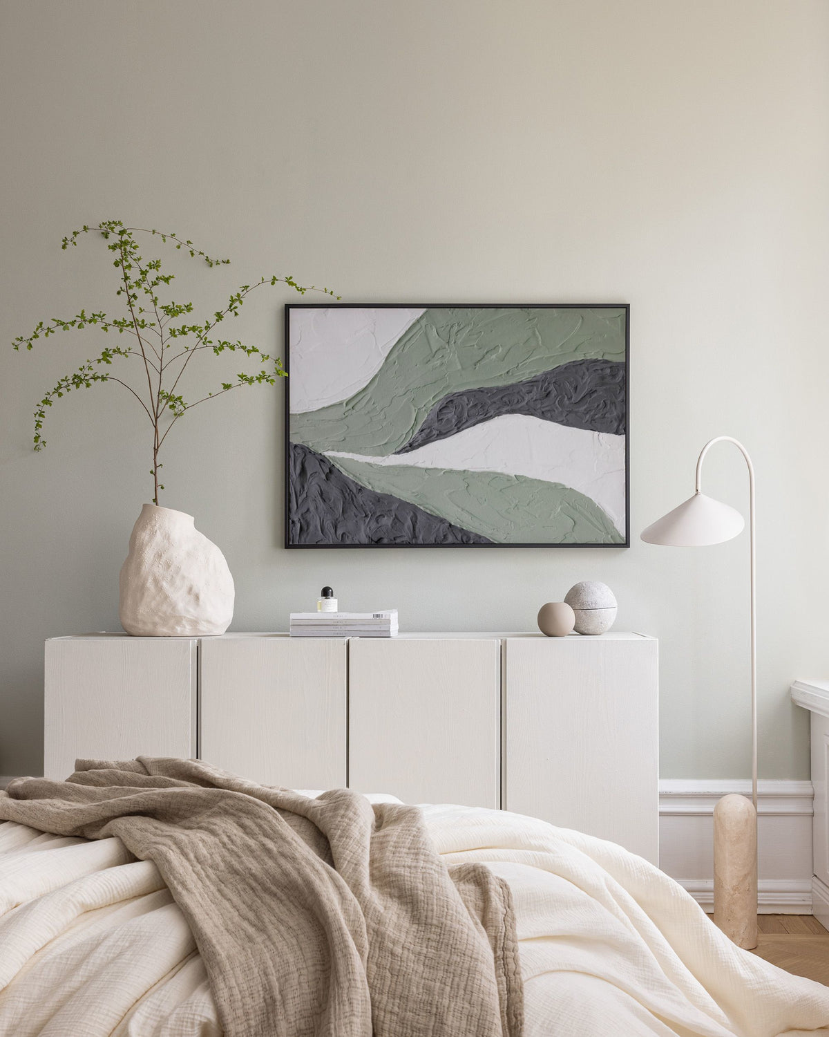Landscape in Green Canvas print