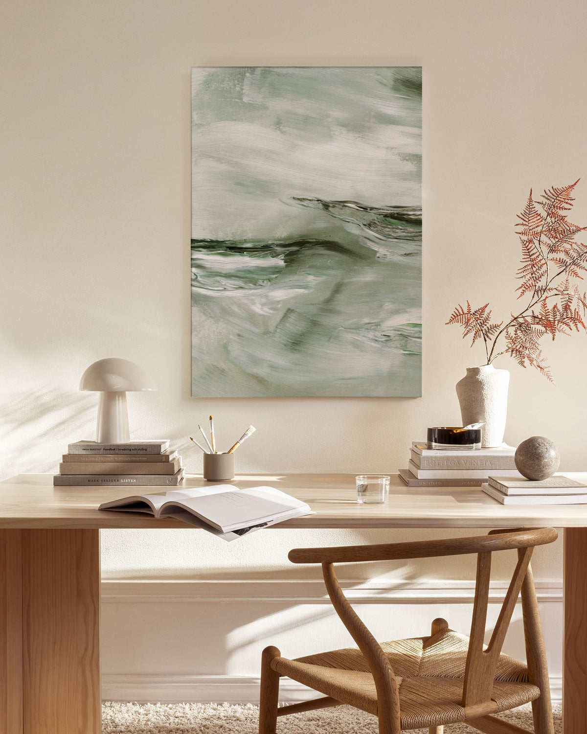 Abstract Waves Canvas print