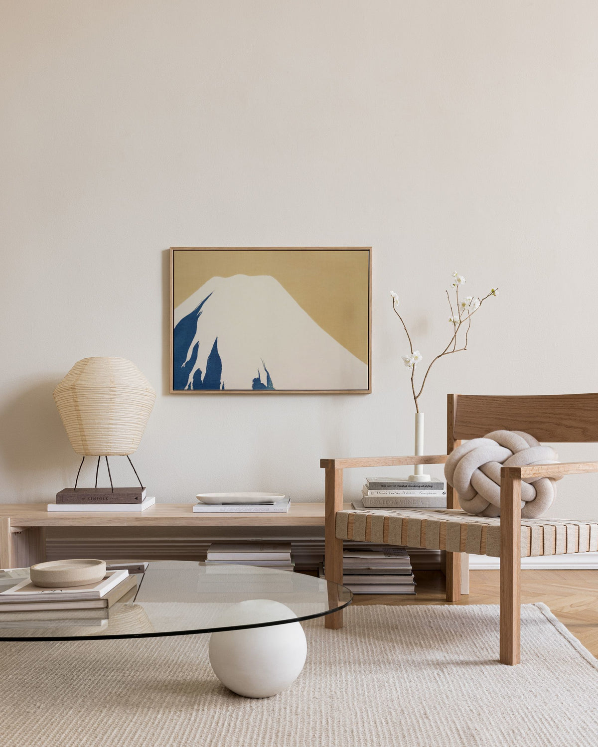 Kamisaka Sekka - Mount Fuji from Momoyogusa Canvas print