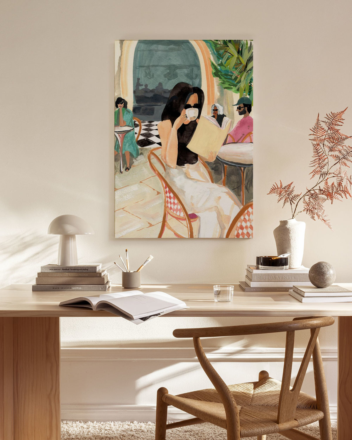 Laura Page - Italian Girl Canvas print