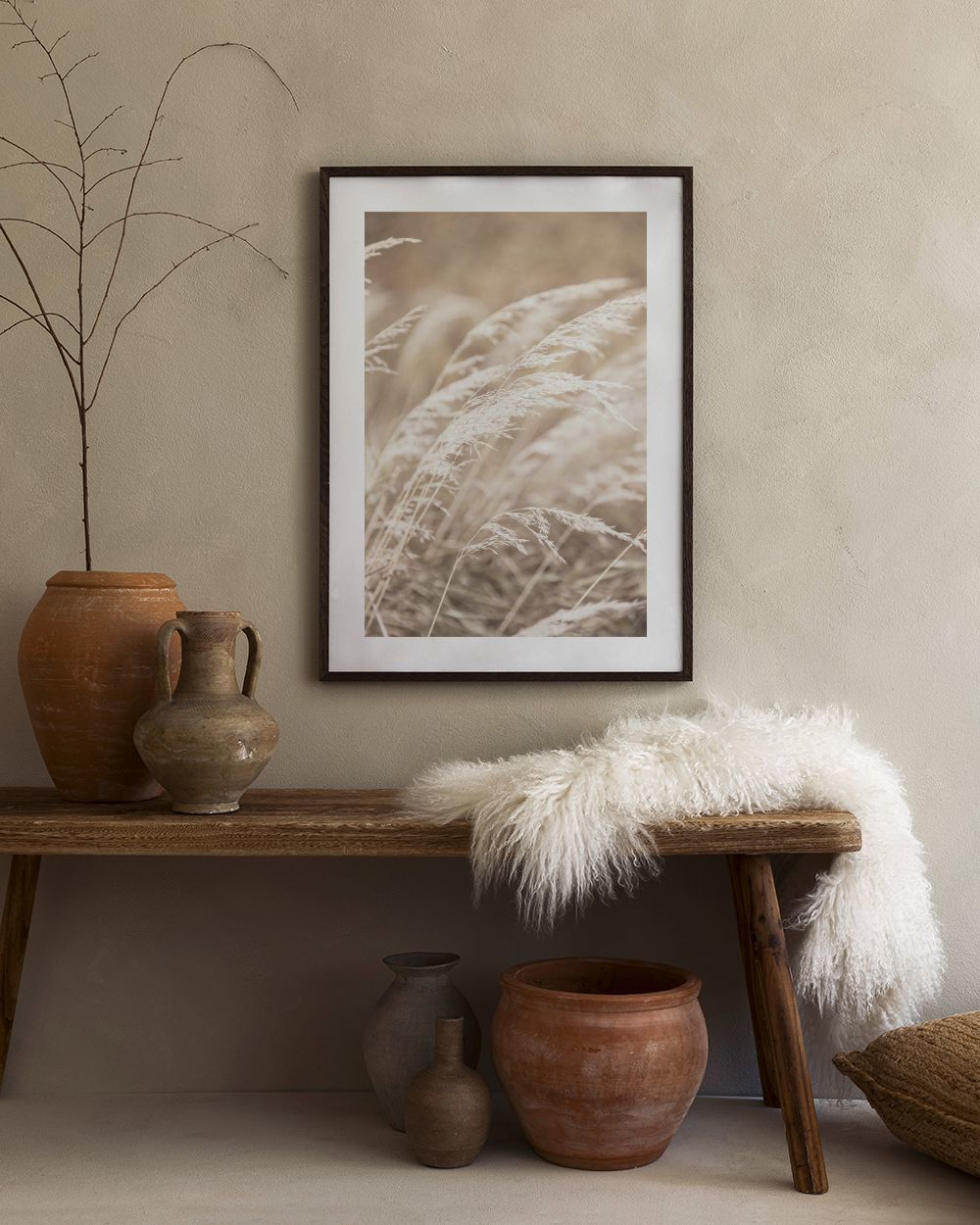 Dried Grass on Field No4 Print