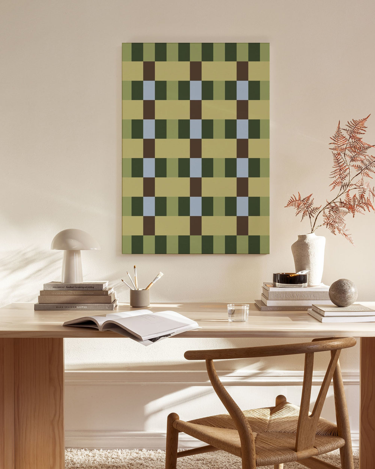 Green Pattern Canvas print