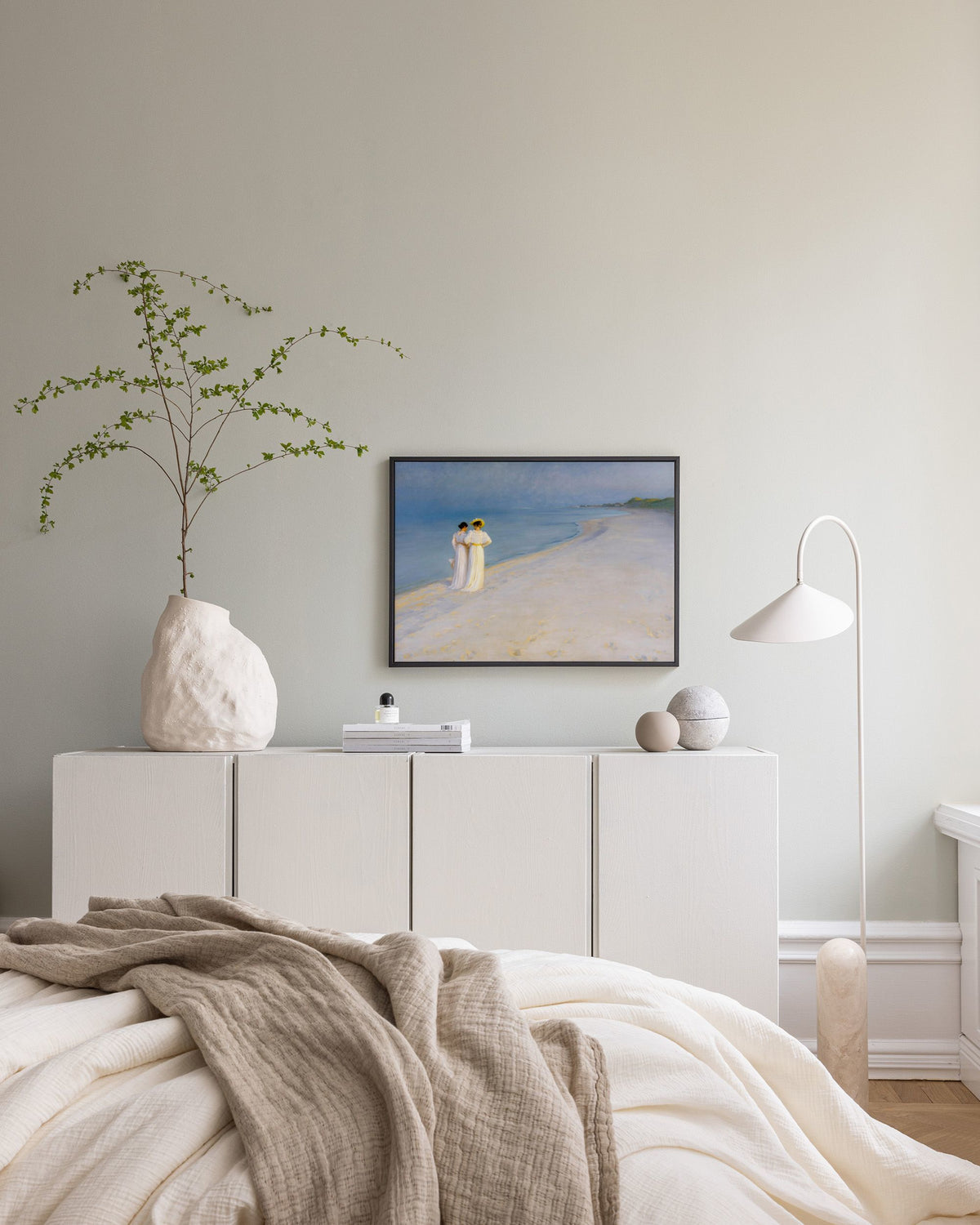 Krøyer - Summer Evening on Skagen's Southern Beach Canvas print