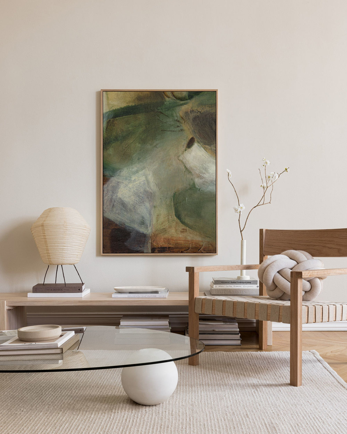 Earthy Layers No2 Canvas print