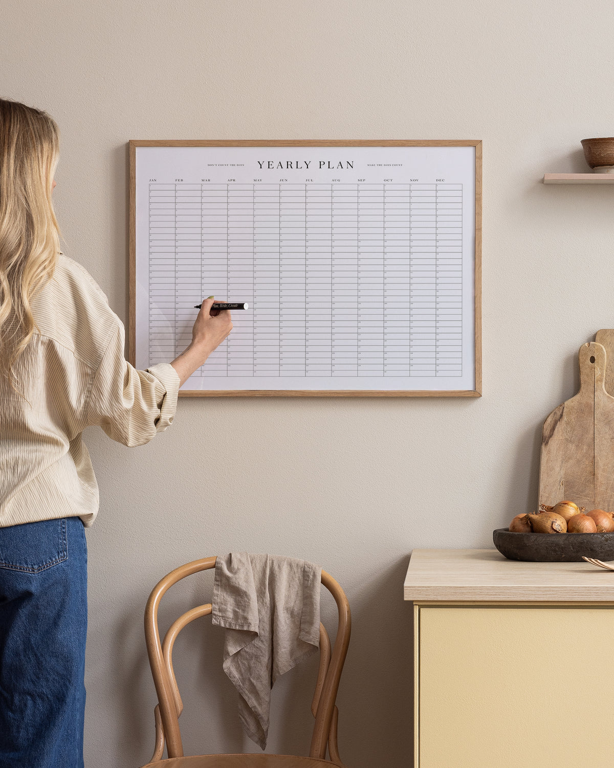 Yearly Planner Print