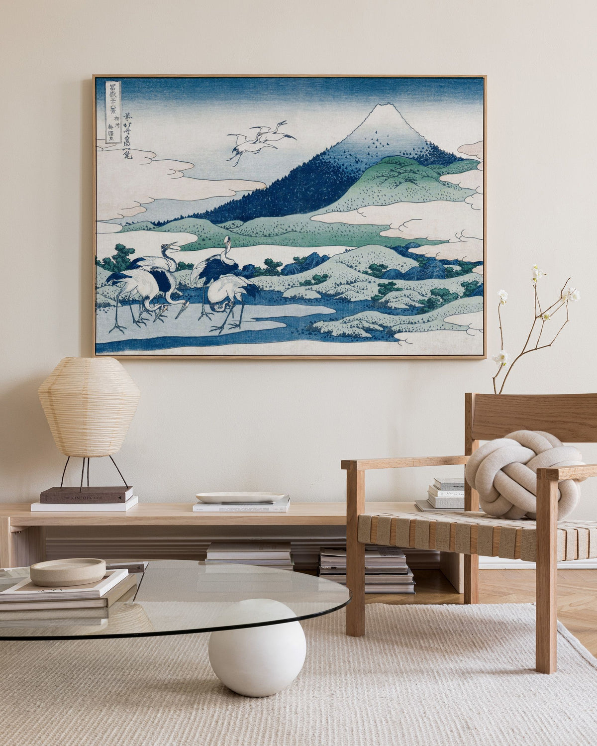 Hokusai - Umezawa Manor in Sagami Province Canvas print