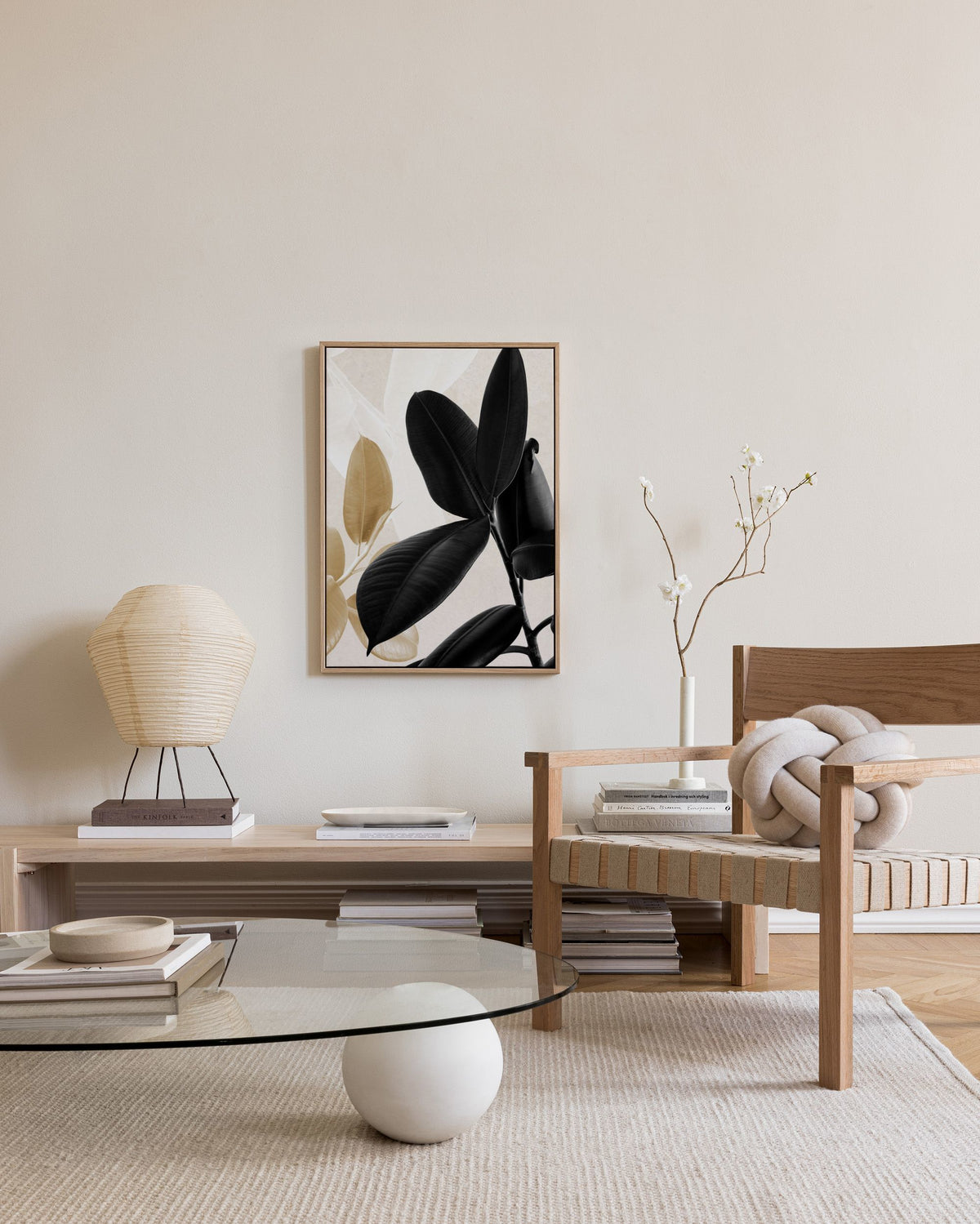 Gold and Black No2 Canvas print