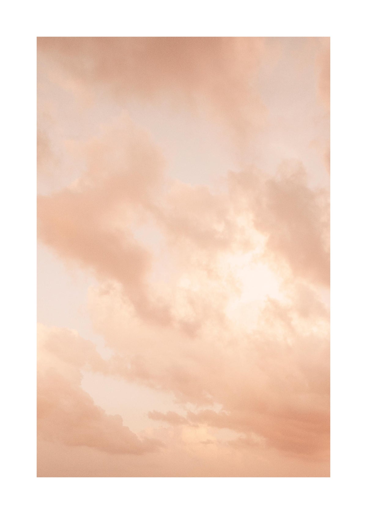 Warm Clouds Print