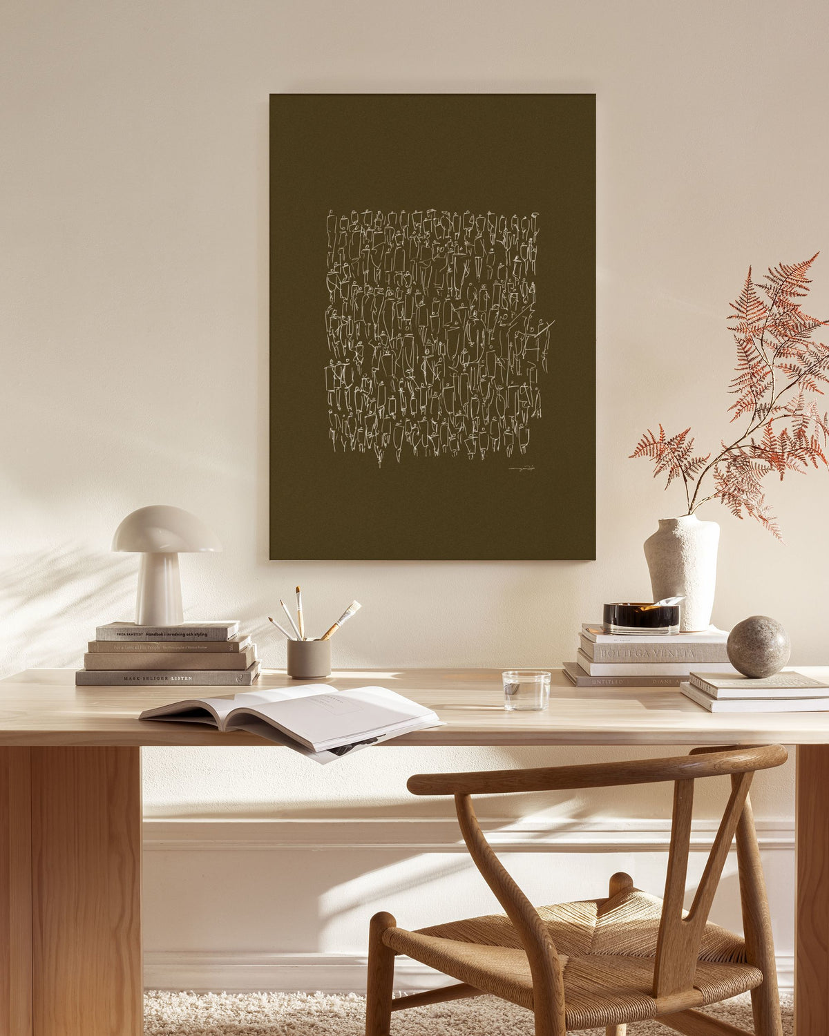 Mie & Him - People Canvas print