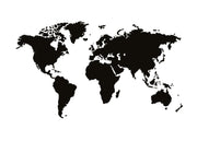 World Map Print, Bow
