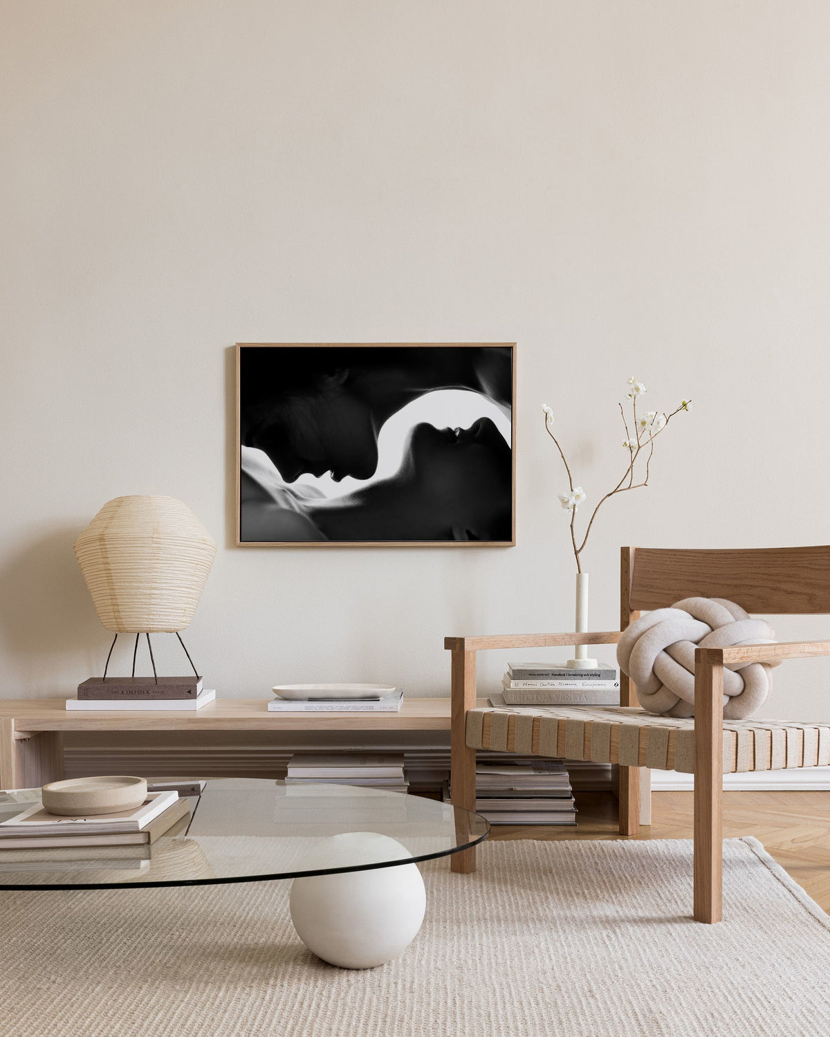 Kiss On The Neck Canvas print
