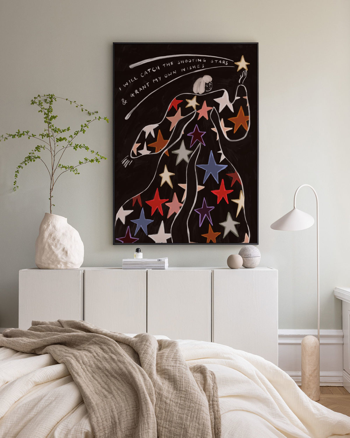 Kit Agar - Shooting Stars Canvas print