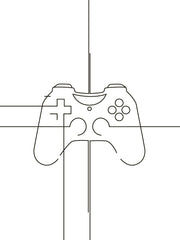 Game Controller Print