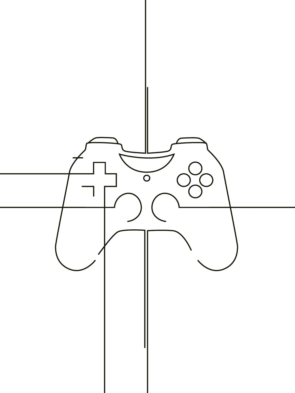 Game Controller Print