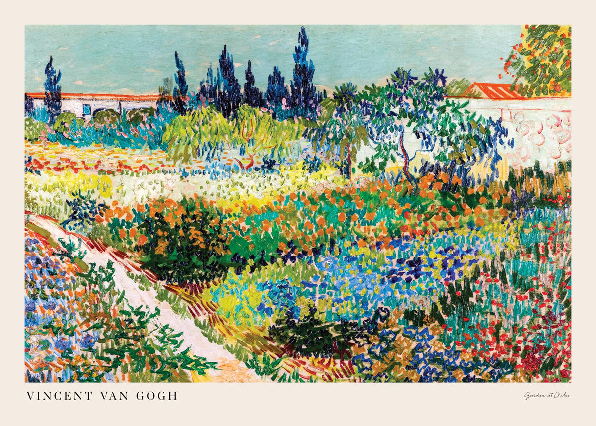 Van Gogh - Garden at Arles Landscape Print