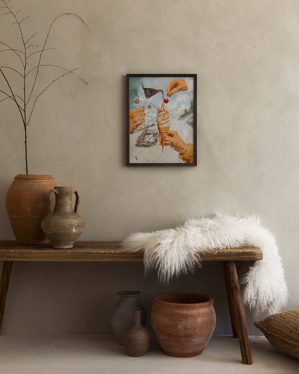 Ekaterina Zagorska - Vanilla Ice Print