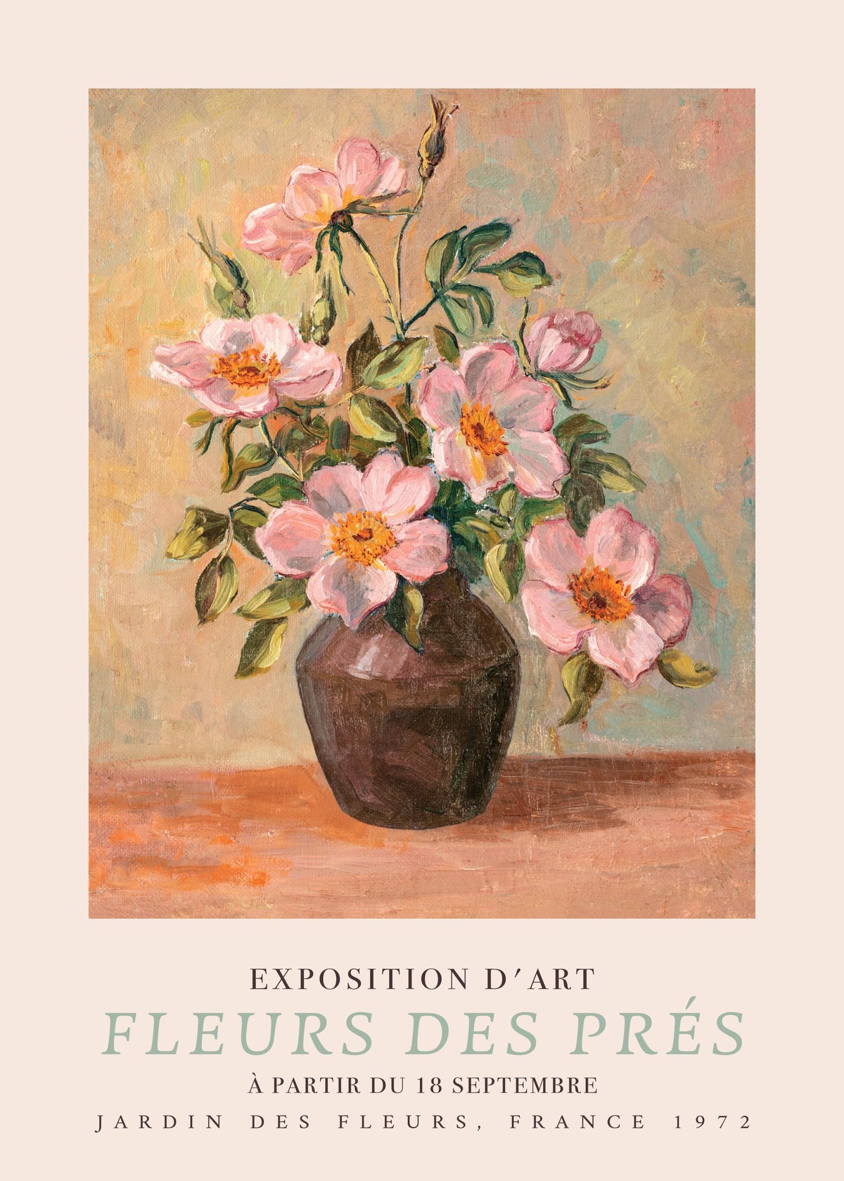Fleurs des prés Print