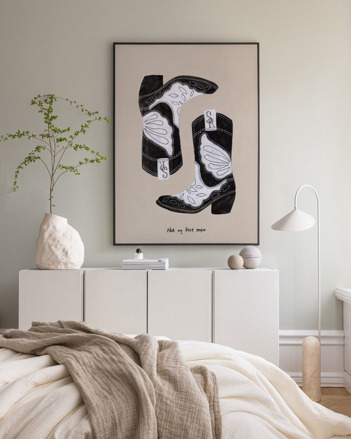 Cowgirl Starter Pack Canvas print