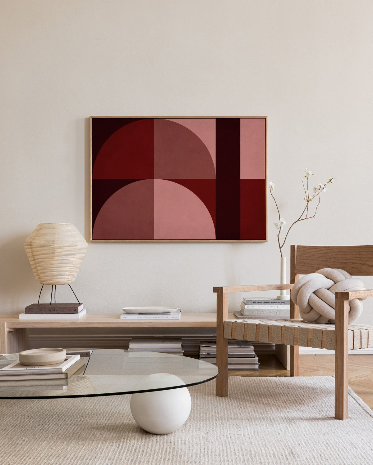 Shapes of Red Canvas