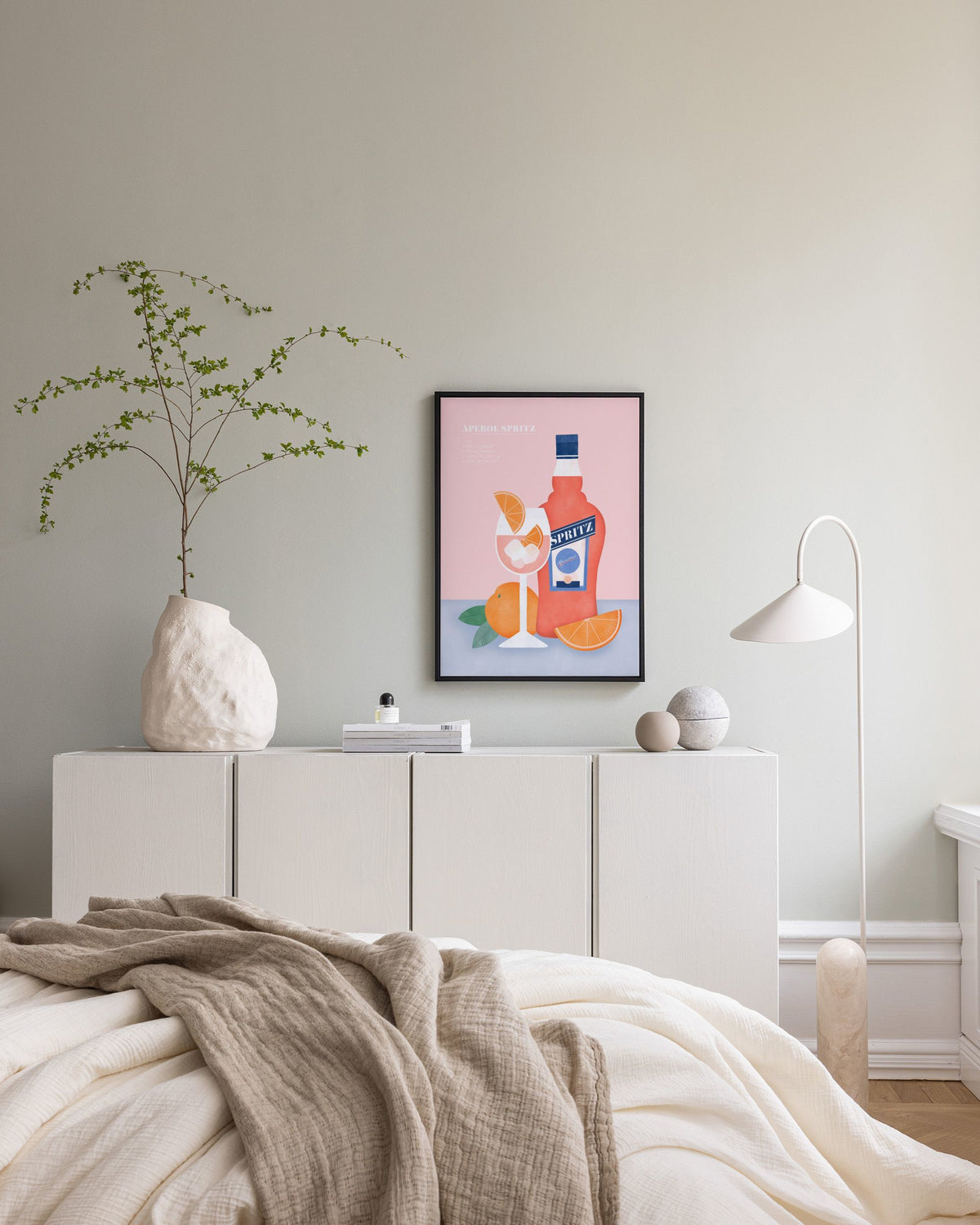 Aperol Spritz Illustration Canvas print